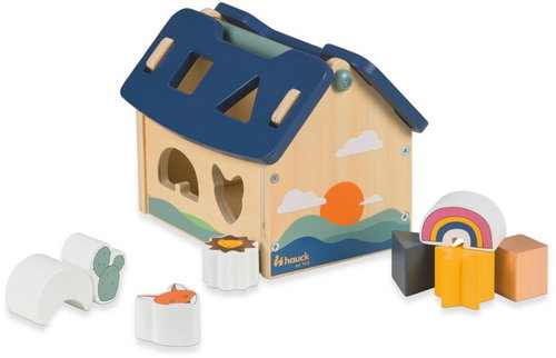 Hölzernes Steckpuzzle Haus Hauptbild Hölzernes Steckpuzzle Haus - Steckpuzzle - Hauptbild