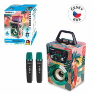 Karaoke Tropical Vibes with 2 wireless microphones (Bluetooth), NEW 2026 - Speaker