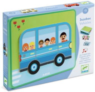 Djeco Inzebox Magnetic Cars - Jigsaw Puzzle