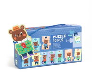 Djeco Dress Up Bear 10pcs - Jigsaw Puzzle
