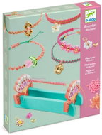 Djeco creative set Macramé and beaded bracelets, pink - Jewellery Making Set