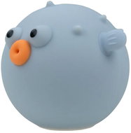 Mary's LED silicone touch-activated RGB night light, Puffer Fish, blue - Night Light