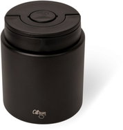 Citron Stainless Steel Food Jar 500ml, Black - Insulated Food Jar