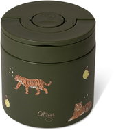 Citron 350ml stainless steel food jar, Tiger - Children's Thermos