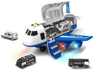 Alltoys police plane with cargo hold + 3 1:64 cars - Children's Airplane