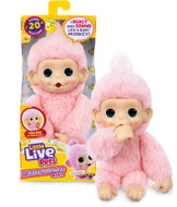 Little Live Pets My Baby: Pink Monkey - Interactive Animal Toy