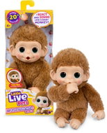 Little Live Pets My Baby: Cream Monkey - Interactive Animal Toy