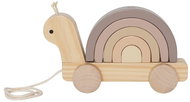 Jabadabado pull-along and stacking snail - Push and Pull Toy