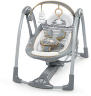 Ingenuity Bella Teddy convertible travel swing with melody 0m+ up to 9kg - Baby Rocker