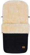 Fillikid Davos merino lambskin winter footmuff black - Stroller Footmuff