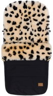 Fillikid Bernina winter footmuff with merino lambskin Snow leopard black - Stroller Footmuff