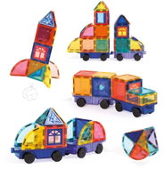 Ludi Magnetic Construction Set with Cars 63 pcs - Building Set