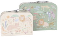 Little Dutch Safari Friends suitcase set - Children's Briefcase