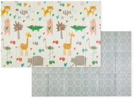 PETITE&MARS Campy L folding play mat 130 × 200cm Animals&Hexagon - Play Mat