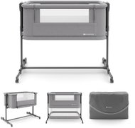 Kinderkraft Nestee Grow 2 Dark Grey adjustable - Cot