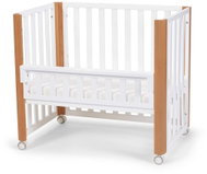 Kinderkraft Select Koya with playpen function including mattresses, White, Premium - Cot