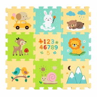 PETITE&MARS Nexli 9-piece floor jigsaw puzzle, Forest Friends - Foam Puzzle