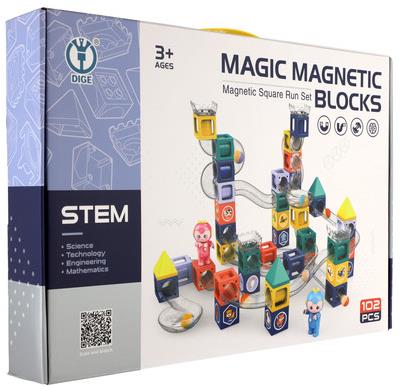 Teddies Kuličková dráha magnetická s figurkami 102 ks - Kuličková dráha - Hlavní obrázek