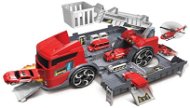 Szétnyitható tűzoltóautó - Játék garázs