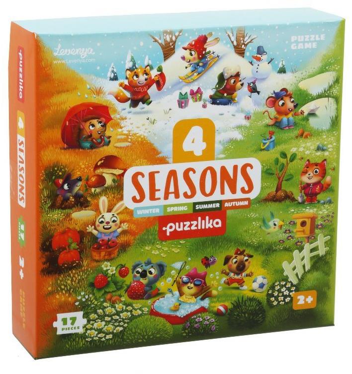 Puzzlika 15238 Négy évszak 17 darabos