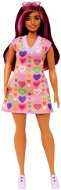 Barbie Modelka - Šaty se sladkými srdíčky - Panenka