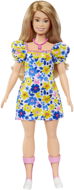 Barbie Model - Dress with blue and yellow flowers - Doll