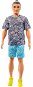 Barbie Model Ken - T-shirt with cashmere pattern - Doll
