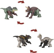 Figur Jurassic World Dinosaurier mit Transformation Doppelte Gefahr - Figurka