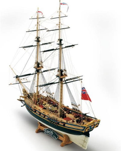 Mamoli Swift 1776 1:70 kit - Wooden Model - Main image