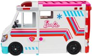 Játékbaba autó Barbie mentőautó és klinika 2 az 1-ben - Auto pro panenky