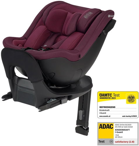 Kinderkraft Select I-Guard i-Size 40-105 cm Premium Cherry Pearl - Autosedačka - Hlavní obrázek