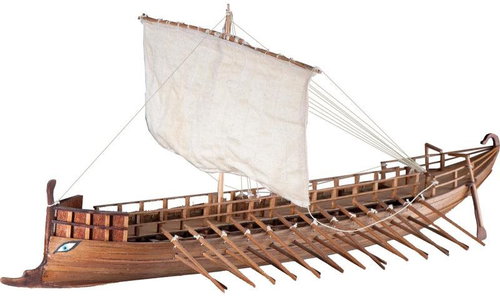 Dušek Greek birema 600 BC 1:72 kit - Wooden Model - Main image