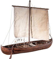 Dušek Vikingská loď Knarr 1:72 kit - Dřevěný model