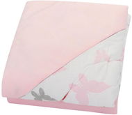 Bomimi Zavinovací deka do autosedačky Velvet motýlci růžová - Swaddle Blanket