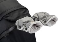 Rukavice na kočárek Bomimi Flaf Premium rukavice silver - Rukavice na kočárek