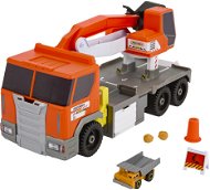 Matchbox Stavební náklaďák s bagrem a doplňky - Toy Car