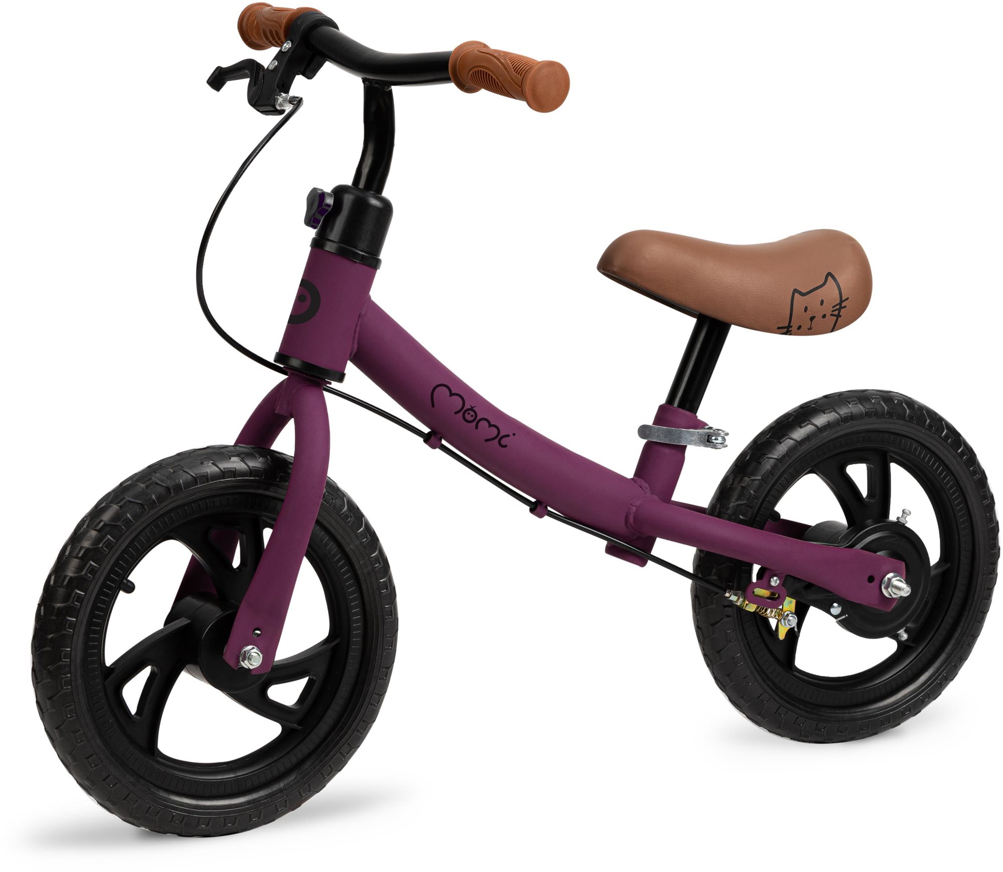 MoMi Breki s brzdou fialov Balance Bike Alza.cz