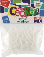 Teddies Céčka svietiace 150 ks retro mix - Kreatívna hračka