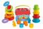 Motor Skill Toy Simba Set na hraní 3 v 1 - vkládačka, pyramida, kelímky - Motorická hračka