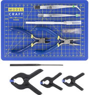 Modelcraft tools with cutting mat - set of 15 - Model Making Accessories
