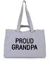 CHILDHOME Grandpa Canvas Grey - Travel Bag