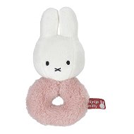 Hrkálka Zajačik Miffy Fluffy Pink - Chrastítko