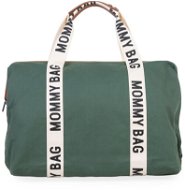 CHILDHOME Mommy Bag Canvas Green - Pelenkázó táska