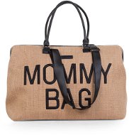 CHILDHOME Mommy Bag Raffia Look - Prebaľovacia taška na kočík