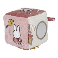 Kocka textilný zajačik Miffy Fluffy Pink - Kocky pre deti