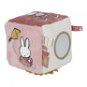Kostka textilní králíček Miffy Fluffy Pink - Kostky pro děti