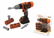 Children's Tools Smoby Black & Decker Mechanická aku vrtačka/šroubovák - Dětské nářadí