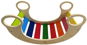 Dvěděti Montessori duhová houpačka - Montessori Rocking Chair