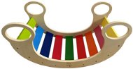 Dvěděti Montessori duhová houpačka - Montessori Rocking Chair