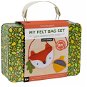 Petit Collage Kreatívny kufrík Kabelka líška - Šitie pre deti